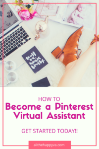 Learn how to make money from Pinterest! If you are interested in side hustling, freelancing or a starting a new online career, you can become a Pinterest virtual assistant. via @ghorke